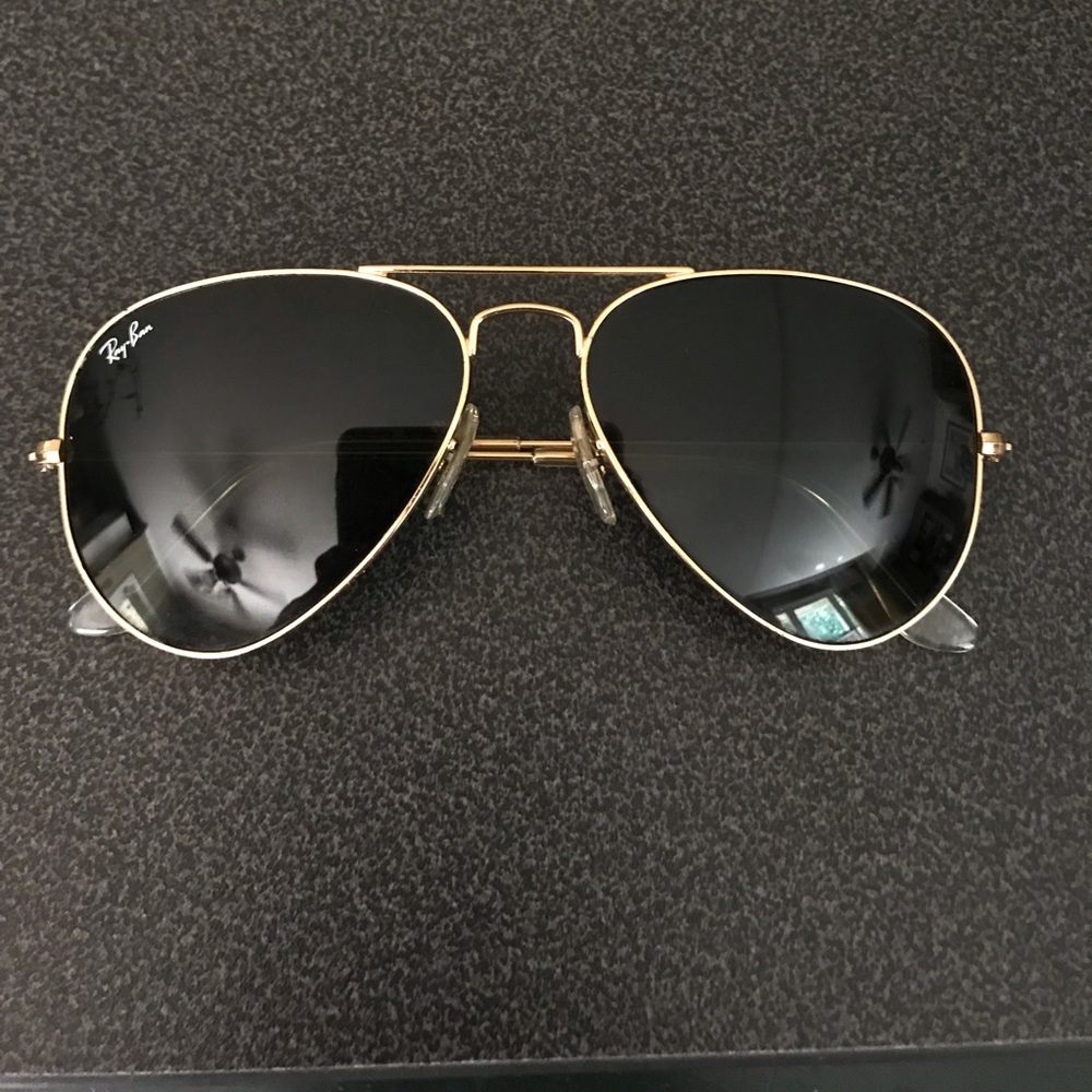 Small Black Ray Ban Aviators